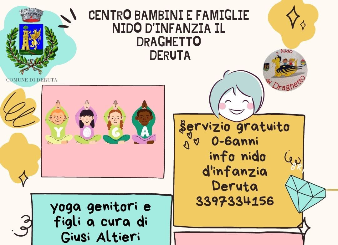 Apre a Deruta il “Centro bambini e famiglie”, con attività ludiche per i piccoli, supporto alla genitorialità e la pratica dello yoga